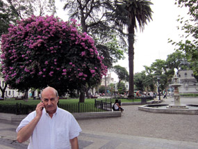 ADNTIIC 2011 :: Argentina, Córdoba City :: San Martin square :: Professor Mario Fidelibus 